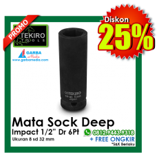 Mata Sock Deep Impact 1/2"DR 6 PT Tekiro