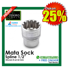 Mata Sock Spline 1/2" Tekiro